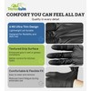 6-mil Disposable Nitrile Gloves, Black, Large, Food-Safe & Powder-Free