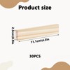 keyxer 30 Pieces Wooden Blocks for Crafts, 100 x 20