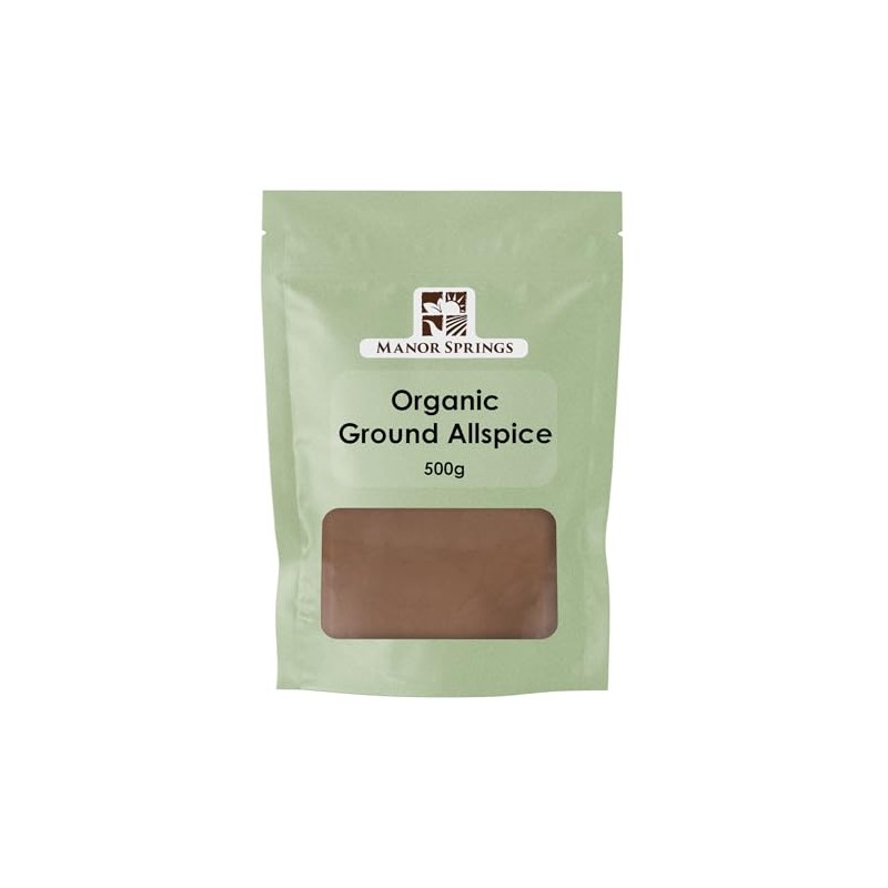 Organic Ground Allspice 500g by Manor Springs Organic