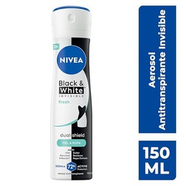 NIVEA Desodorante Antimanchas para Mujer, Invisible Fresh (150 ml), Fórmula anti manchas, anti olor, anti sudor, anti irritación y anti residuos 72 ho