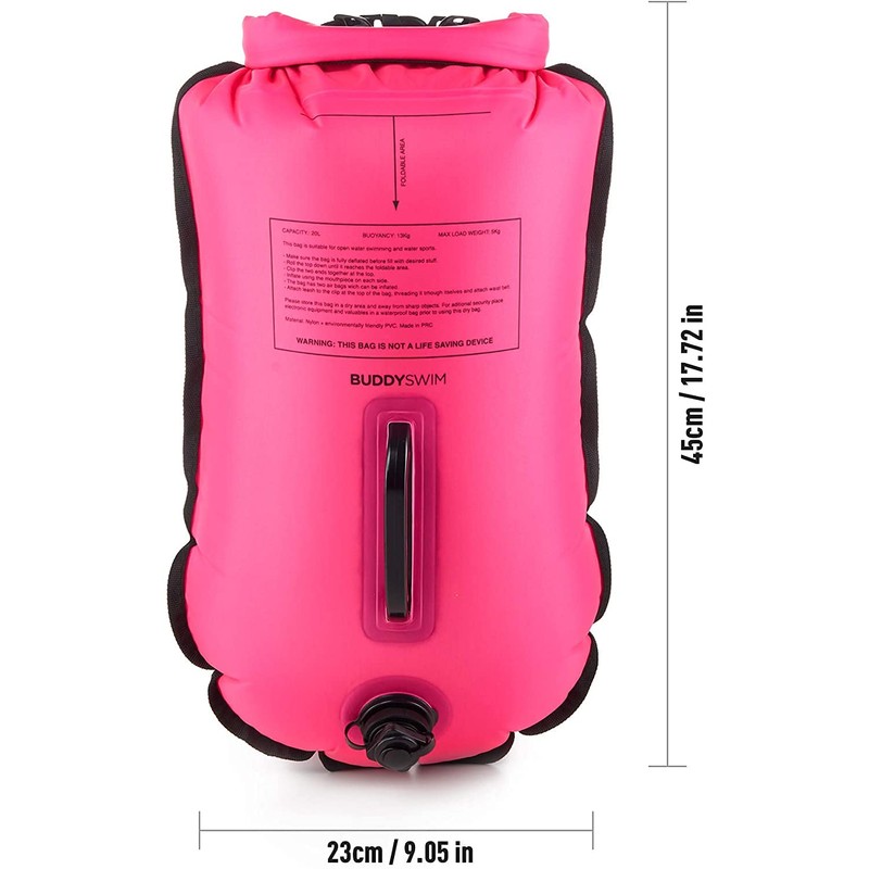 BUDDYSWIM Unsexual 250831 Buoy, Pink, 20 Litres