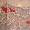 Mark Feldstein & Associates Winter Cardinal Gray and Red Print
