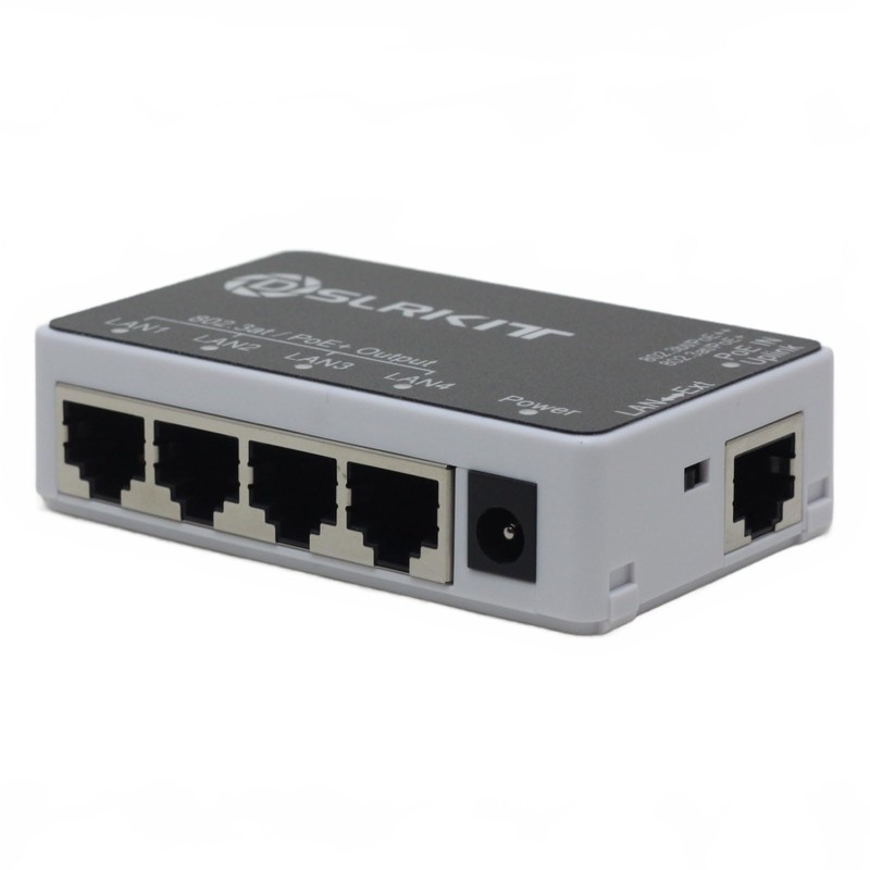 DSLRKIT PoE++ 90watt 5-Port (1 PoE In - 4 PoE