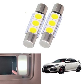 2 LED [Type I] for Honda Civic Type R [FK8] Applicable Vanity Lamp (White)