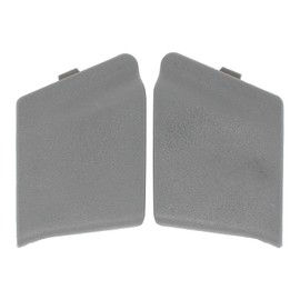 DriveFix Driver and Passenger Side Seat Belt Anchor Cover Slate Gray for Dodge Ram 1500 2006-2008