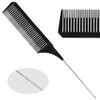 3Pcs Highlighting Combs Set Different Sizes Weaving Hair Combs Professional