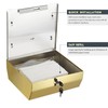Wall Mounted Stainless Steel Paper Towel Dispenser with Lock, Polished