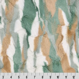 Shannon Fabrics Luxe Cuddle Himalayan 60" Minky Fabric by The Yard (Juniper)