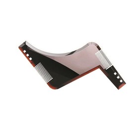 Precision Beard Styling Shaping Template Comb, Durable ABS Barber Tool Symmetry Trimming Shaper Stencil - Achieve Perfect Jawline, Goatee, Moustache & Sideburns