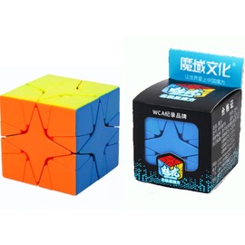 Bokefenuo Cuber MoYu Meilong Polaris Speed Cube 57 mm Moyu MeiLong Polaris Stickerless Magic Puzzle Toys for Kids Cube