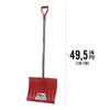 Garant NPW18KD Nordic 18-Inch Poly Blade Snow Shovel, Red