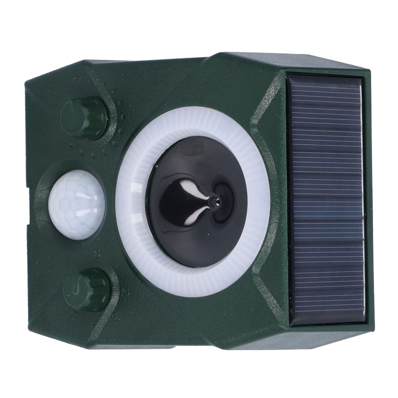 Solar Animal Repeller Smart Ultrasonic Mouse Animal Repellent for Farm