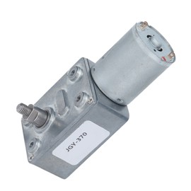 DC12V Worm Gear Motor Self Locking Reversible Speed Reduction Motors with 8mm Shaft JGY‑370150RPM