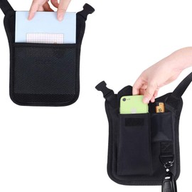 YWYHHM Hidden Underarm Shoulder Bag, Anti-Theft Hidden Packing Bag, Multipurpose Shoulder/Armpit Bag, Tactical Halter Bag for Outdoor Travel, black
