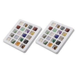 VILLFUL Educational 20 Types Natural Ore Stones Crystal Minerals Specimens Set