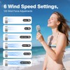 Portable Handheld Fan , 4000mAh Rechargeable Personal mini Fan, 3