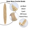 Blonde Braiding Hair for Boho Braids 4 Packs 26 Inch