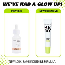 Revolution SKin, Espresso Eye Lift Eye Serum, Infused With Hyaluronic Acid & Caffine, Brightens Under-Eyes, Vegan & Cruelty-Free, 15ml