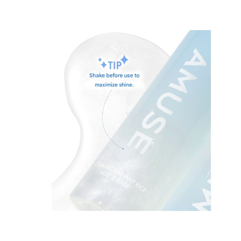 AMUSE Ceramic Radiant Rice Mist & Fixer 80ml