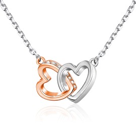 BNQL Godmother Goddaughter Necklace Godmother and Goddaughter Gifts Jewelry Infinite Necklace Godmother Gift from Goddaughter (Godmother Necklace Heart)