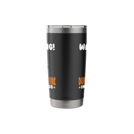 Cute Dumpster On Fire Funny Dumpster Fire In Progress Stainless Steel Insulated Tumbler