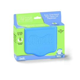 Contour Flat Pack CPAP Wipes, Eucalyptus Scent, 72 Wipes/Pack, Qty 1