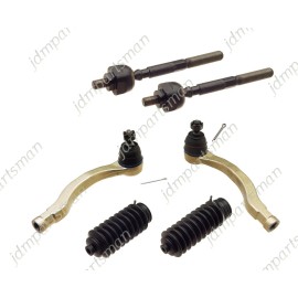 RPM Inner/outer Tie Rod Ends & Boots W/ Power Steering FOR 1996 - 2000 Honda Civic