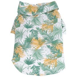 Hawaii Style Pet T Shirt Summer Pet Costume Suitable for Small and Medium Sized Dogs and CatsL