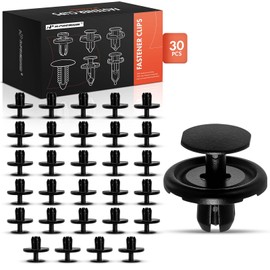 A-Premium 30PCS Nylon Radiator Splash Shield Retainer Clips Push-Type with Drive Pin Compatible with Toyota & Lexus Car - Camry, RAV4, Corolla, Highlander, Sienna, RX350, RX350L, RX450h - For 7mm Hole