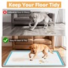 57" x40" Pee Pad Holder for Dogs Puppy Pad Holder