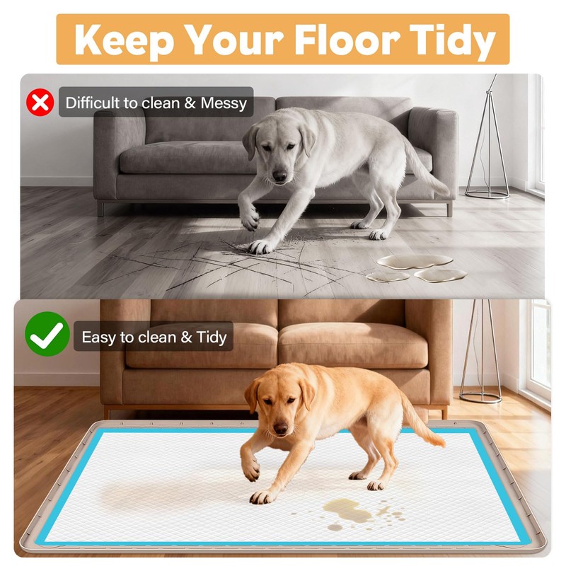 57" x40" Pee Pad Holder for Dogs Puppy Pad Holder