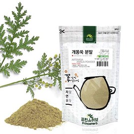 [Medicinal Korean Herbal Powder] 100% Natural Artemisia Annua Powder/개똥쑥분말 (Artemisia Annua/개똥쑥) (4 oz)