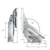 YIDELAI - Spring Hinge (1 Pair) 90 Degree Folding Lifting