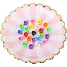 Zenarao 100PCS Poultry Leg Rings, 10 Colors Poultry Foot Rings Bird Identification Leg Bands Clip-on Rings for Birds, Ducks and Chickens Diameter 8mm