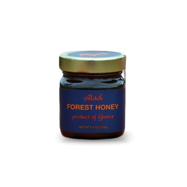 Oilladi Forest Honey imported from Greece, 9.5 oz