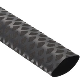 DMiotech Heat Shrink Sleeve Wrap Tubing x Tube Tubing for Fishing Rod Grips and Other Grips, Non Slip - Insulation - Waterproof 40'' Lengths, Dia 25mm Black Scales