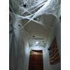 [Pack of 4 White Webs] Halloween Decoration Props Spider Webs