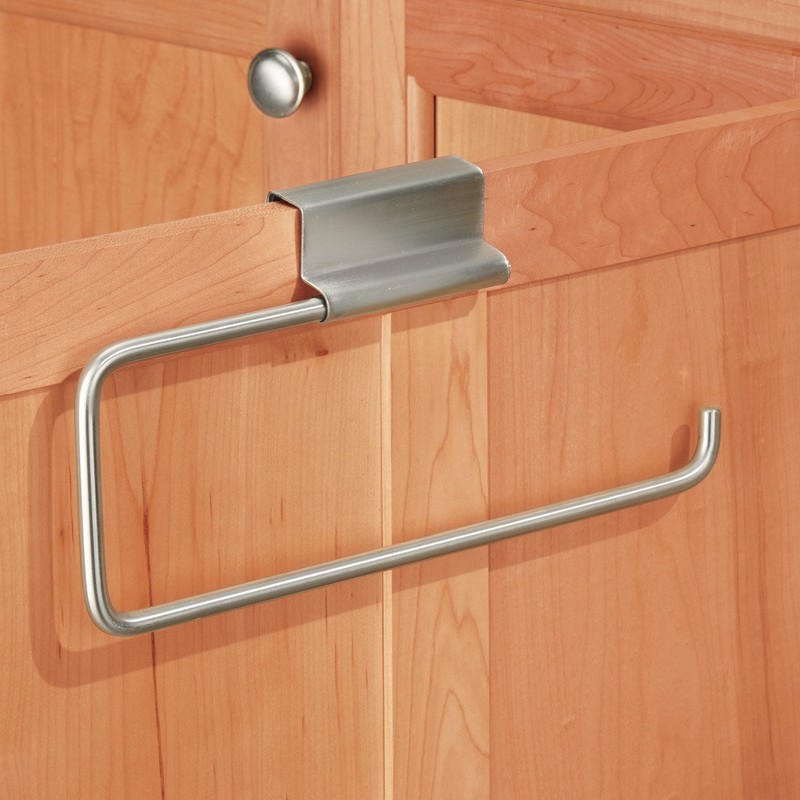 InterDesign Kitchen, Brushed Stainless Steel Forma Over The Cabinet Paper
