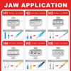 Knoweasy 8PCS Ratchet Crimping Tool Set with Automatic Wire Stripper,