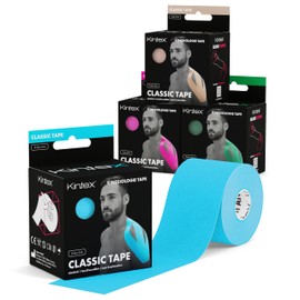 Kintex Unisex - Adult 4 Rolls Kinesiology Classic 5 cm x 5 m, Physio Therapy Tape, Mixed, 4 x 5 cm