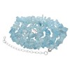 Lebensquelle Plus Aquamarine Chip Chain Gemstone Chain 45 + 5