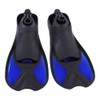 Men Women Swim Foot Fins Swimming Diving Open Heel Adjustable