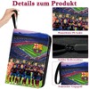 Double Layer Football Scrapbook with Zip & Carry Handle (400
