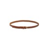 Pieces Women's Pcavery Leather Braided Slim Noos Belt, Brown (Cognac),