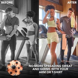 Toallas de Microfibra para Entrenamiento - Secado Rápido, Alta Absorción, Sin Olores, para Hombres y Mujeres - Toalla Deportiva para Sudor de Gimnasio, Hot Yoga, Tenis, Correr, Set de 5 Tonos Pastel