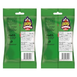 Lucas Spicy Gummies Watermelon Flavor, 2 Bags of 4.58oz Each - Tangy, Sweet, and Spicy & Chili Gummy Candy