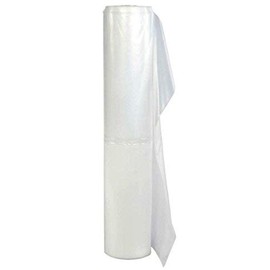 TRM Manufacturing 410C Weatherall 4 Mil Clear Poly Plastic Sheet, 1 Box of 100 Feet Long by 10 Feet Wide