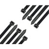 Akyandoo Pack of 100 Cable Ties Black White Strong Nylon