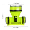 Unbranded Portable Rechargeable LED Diving Headlight Headlamp 500M Underwater Lighting