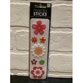 Me & My Big Ideas Mambi Sticks Stickers - Brand New Sealed (2012) Puffy Flowers